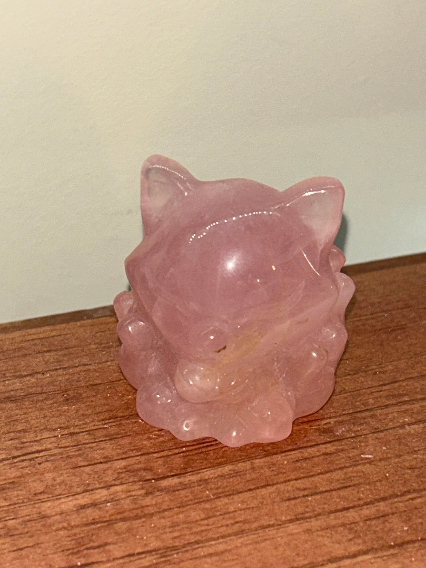 ROSE QUARTZ 9 TAIL FOX -Love, Wisdom, and Transformation
