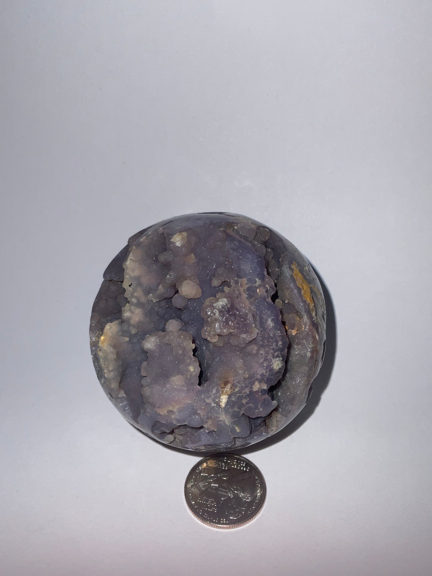 GRAPE AGATE SPHERE-Intuition, Serenity, and Spiritual Growth
