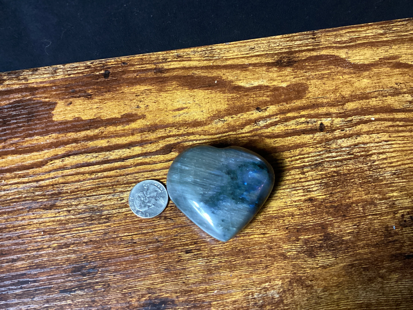 LABRADORITE HEART