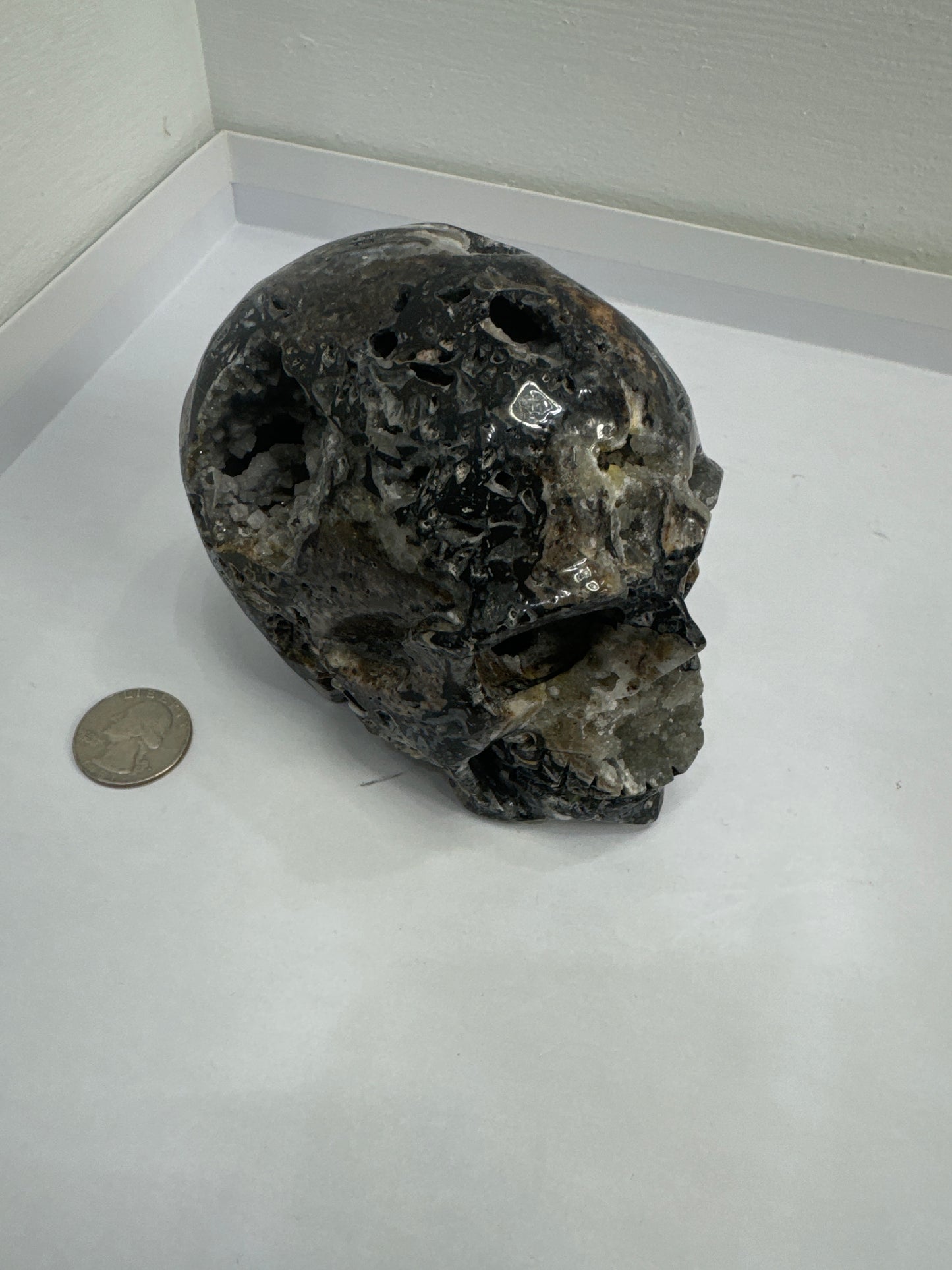 SPHALERITE SKULL-Vitality, Grounding, Manifestation