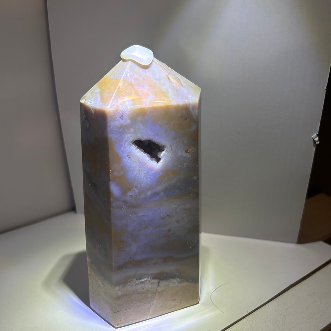 OCEAN JASPER TOWER -inner peace, emotional healing, spiritual renewal