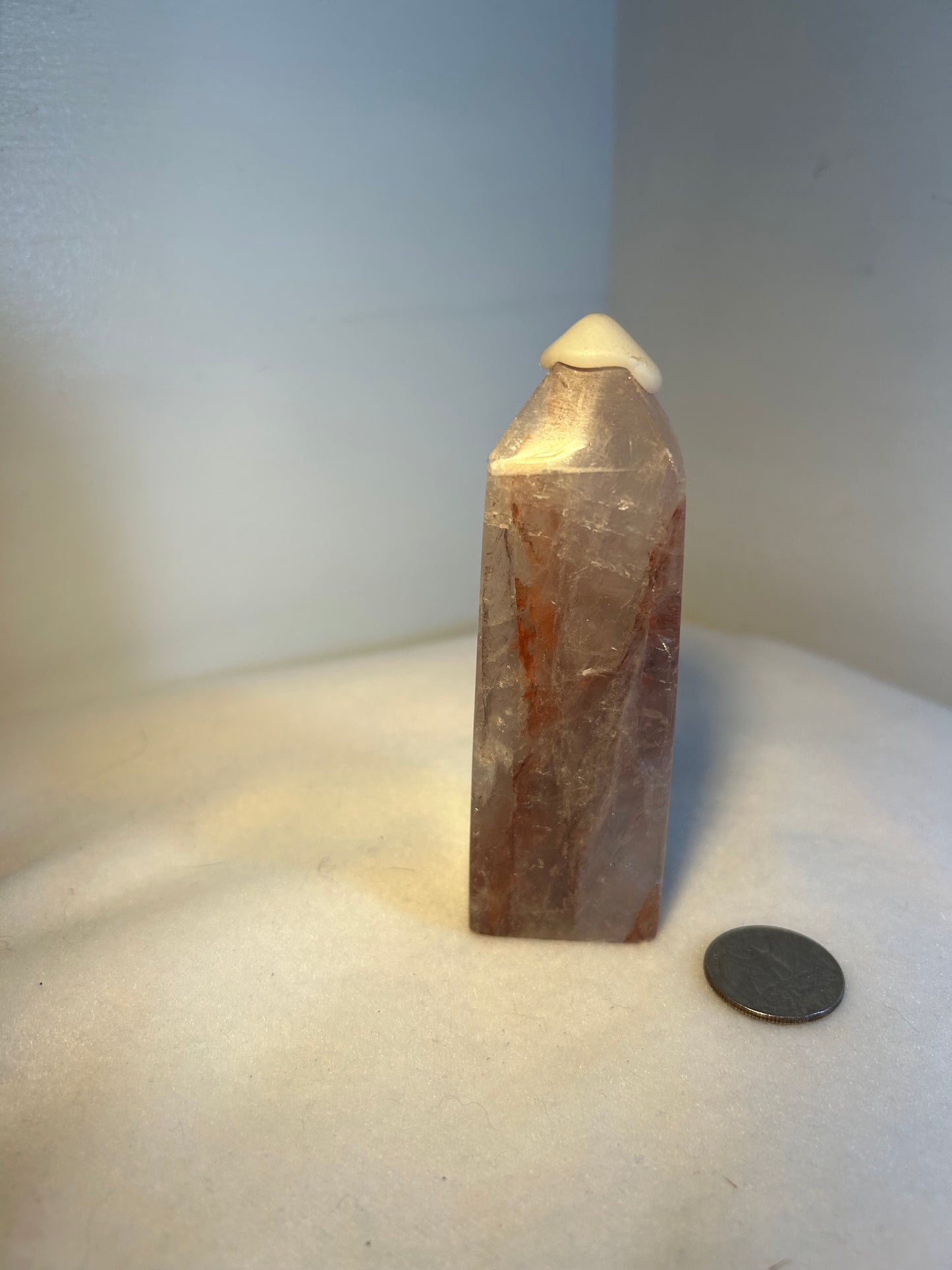 FIRE QUARTZ TOWER-passion, vitality, spiritual awakening