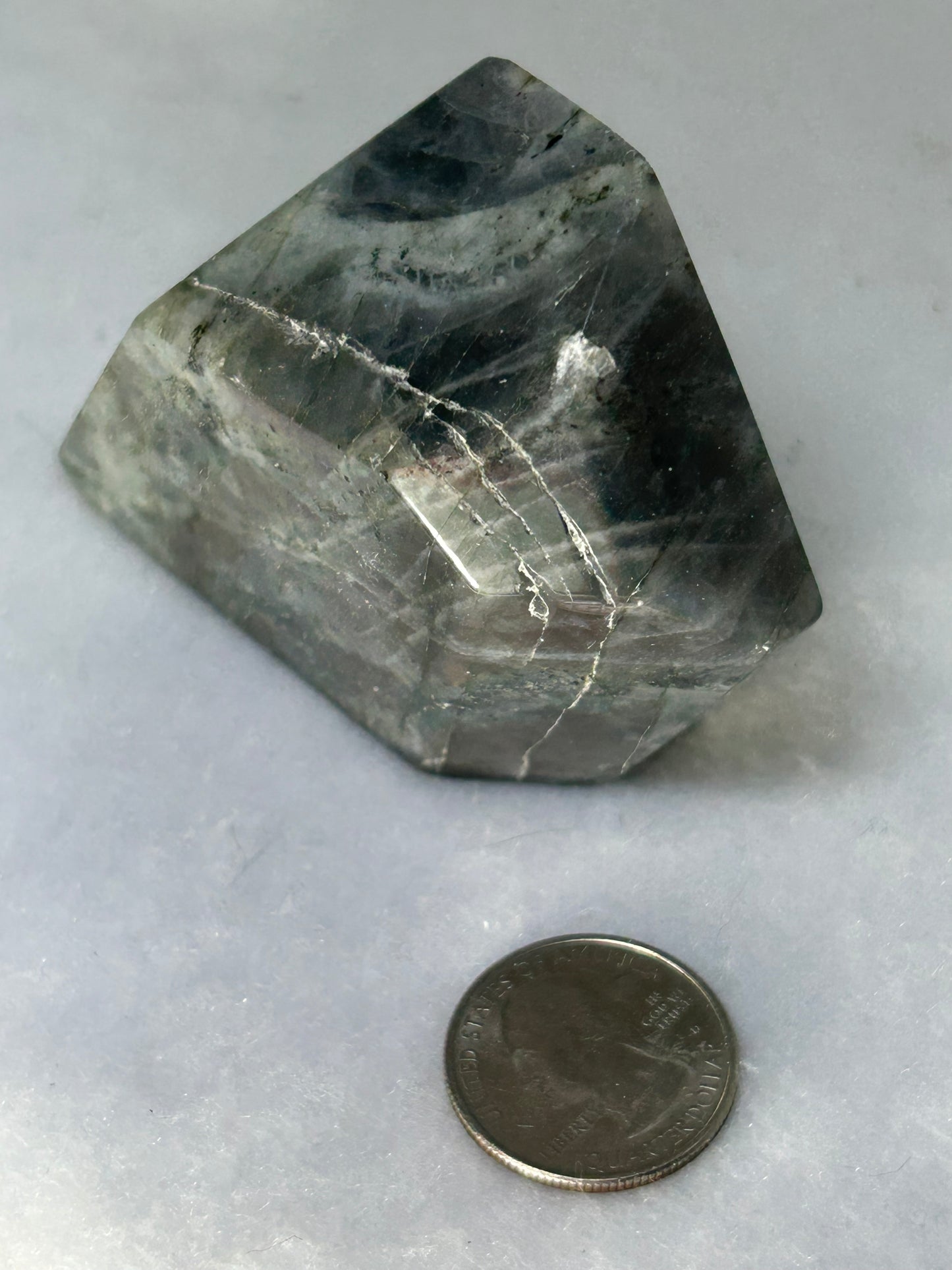 LABRADORITE FREEFORM-intuition, protection, and spiritual awakening