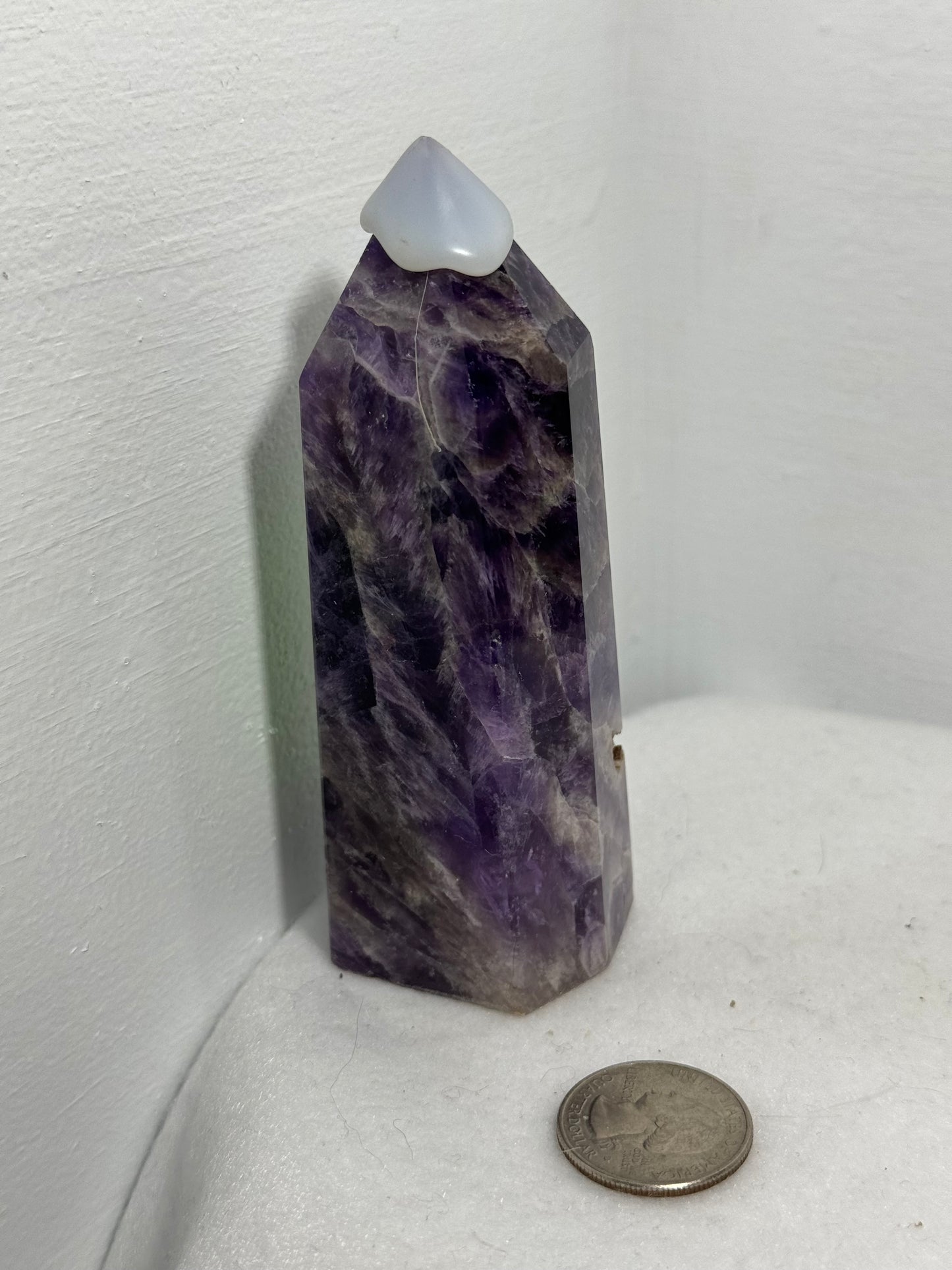AMETHYST TOWER-peace, spiritual growth, intuition