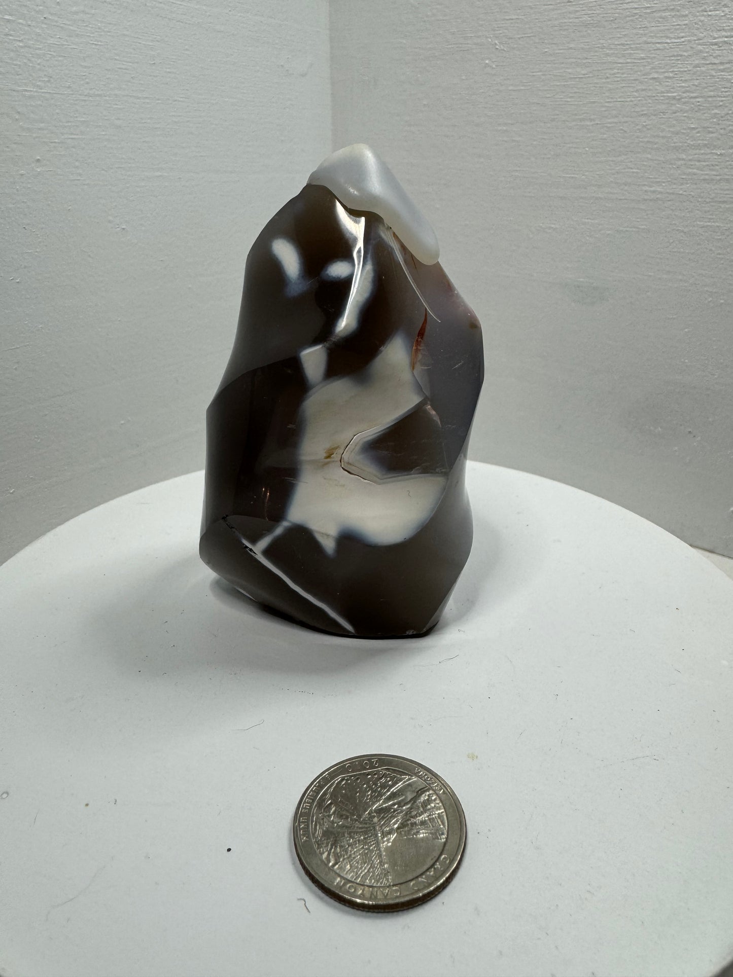 ORCA AGATE FLAME-protection, intuition,  spiritual guidance