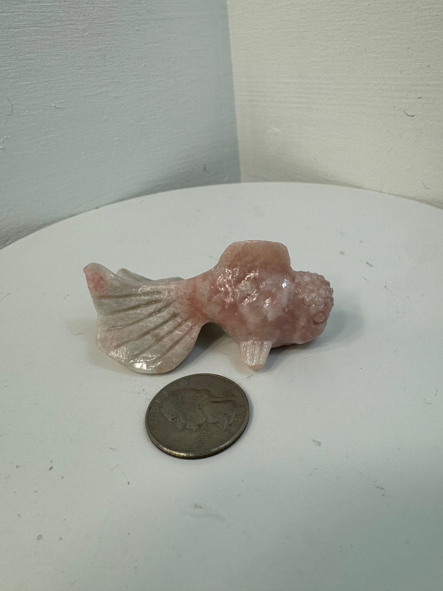 PINK OPAL FISH- Love, Emotional Healing, and Tranquility