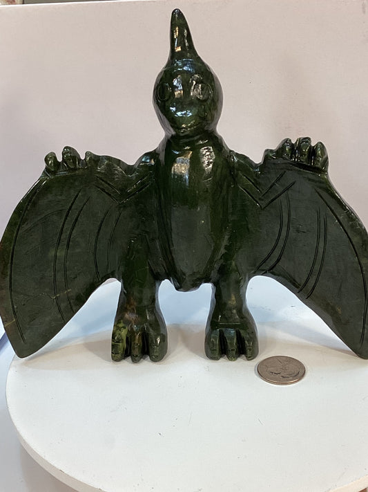 GREEN OPAL FLYING DINOSAUR- Renewal, Freedom, and Earth Energy