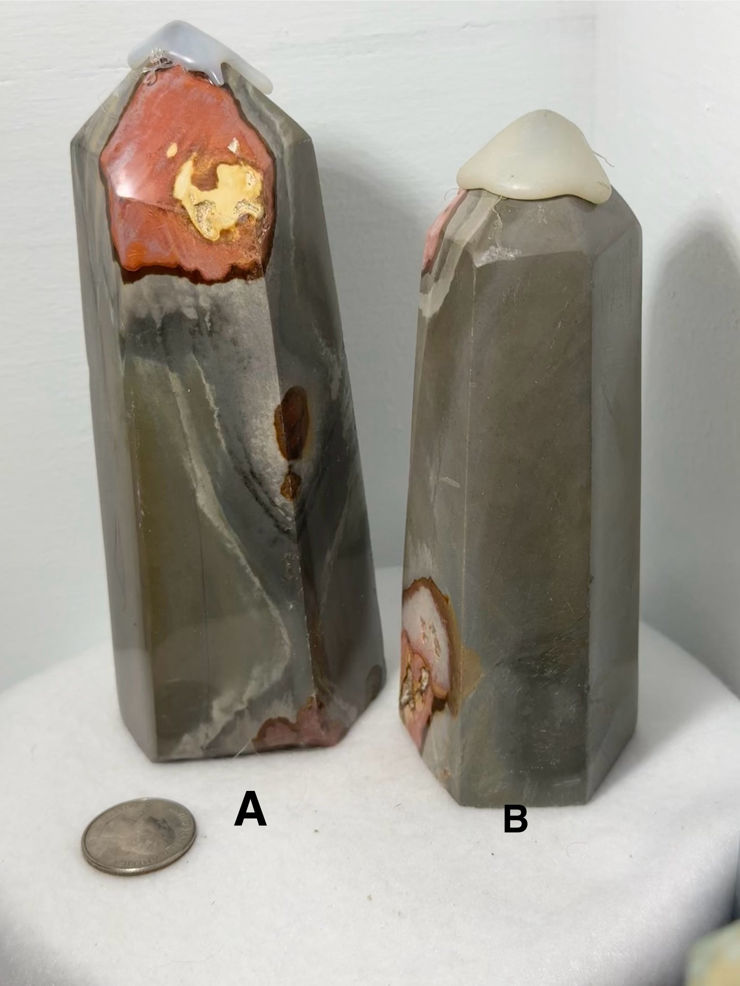 POLYCHROME JASPER TOWER-creativity, positivity, spiritual growth