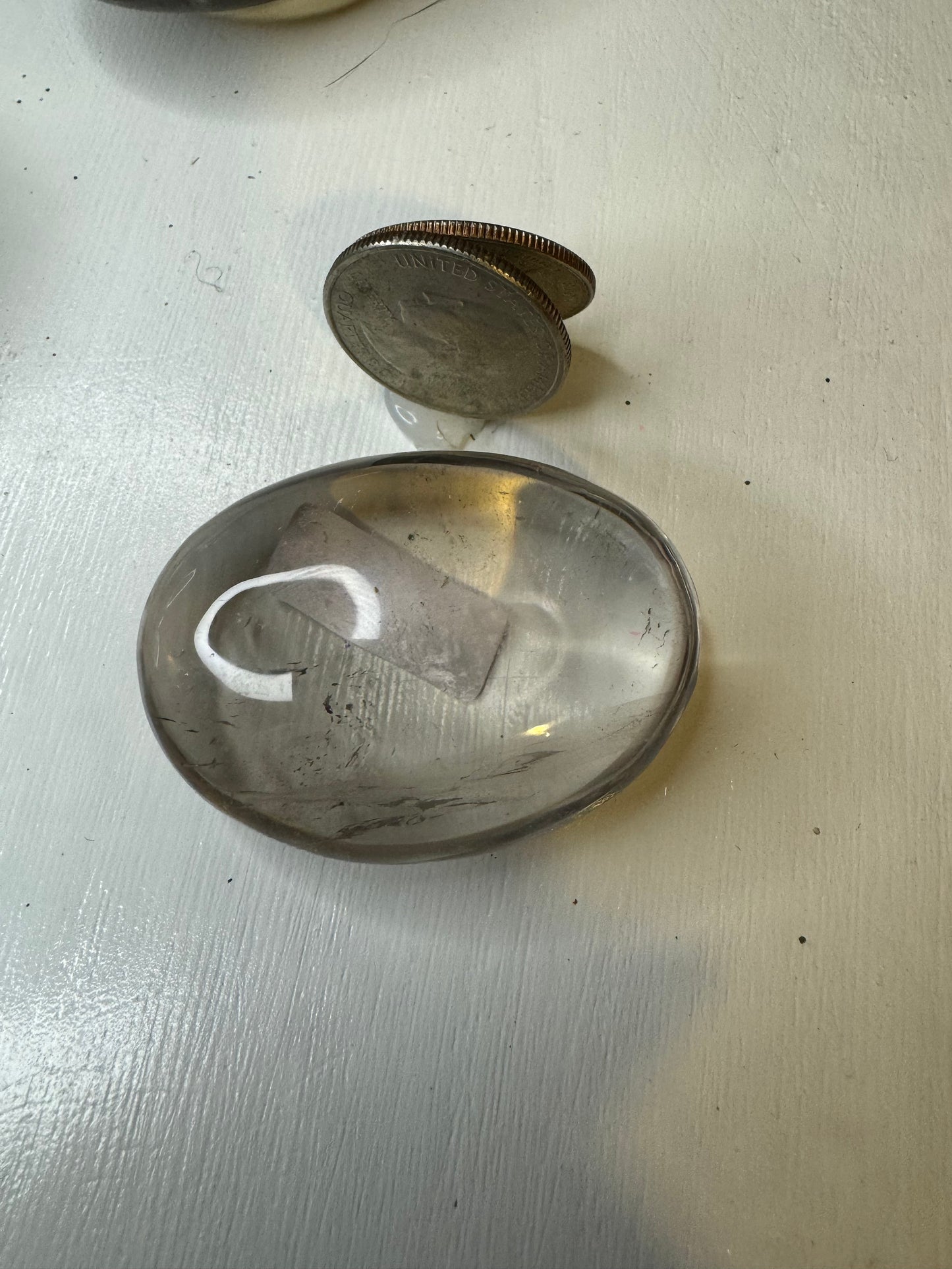 SMOKEY QUARTZ PALM STONE-grounding, protection, and spiritual cleansing
