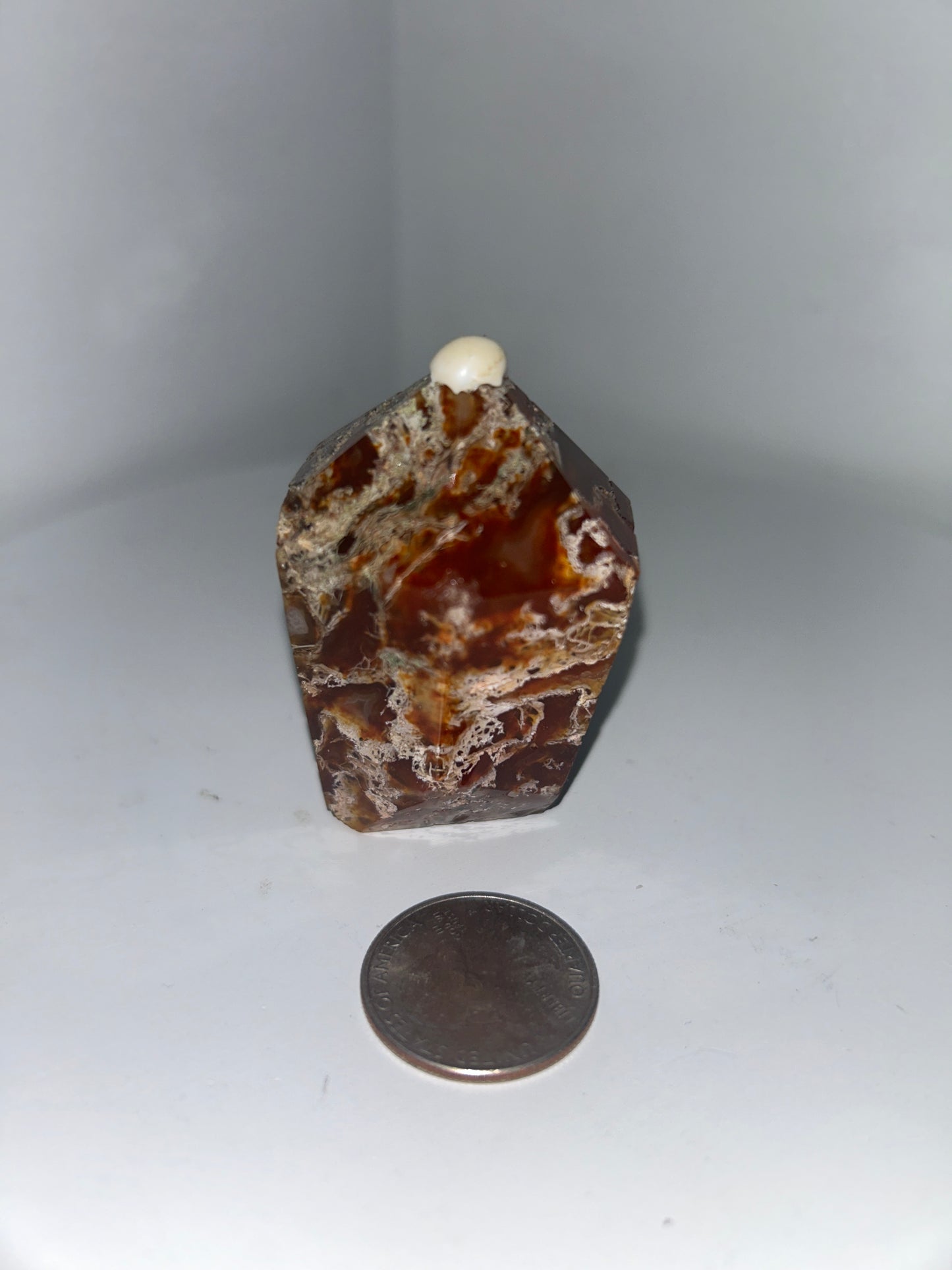 MOSS AGATE TOWER towers-abundance, growth, emotional healing