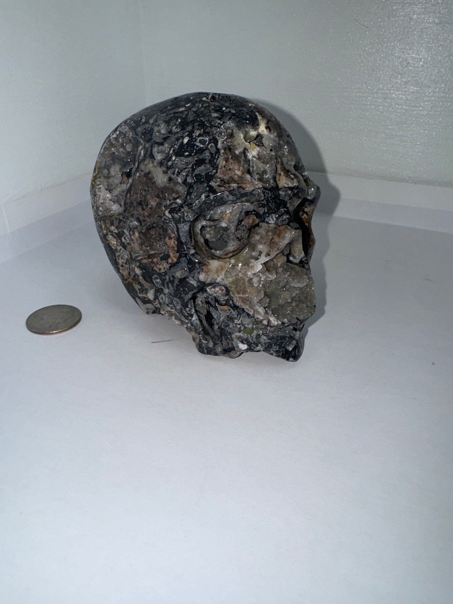 SPHALERITE SKULL-Vitality, Grounding, Manifestation