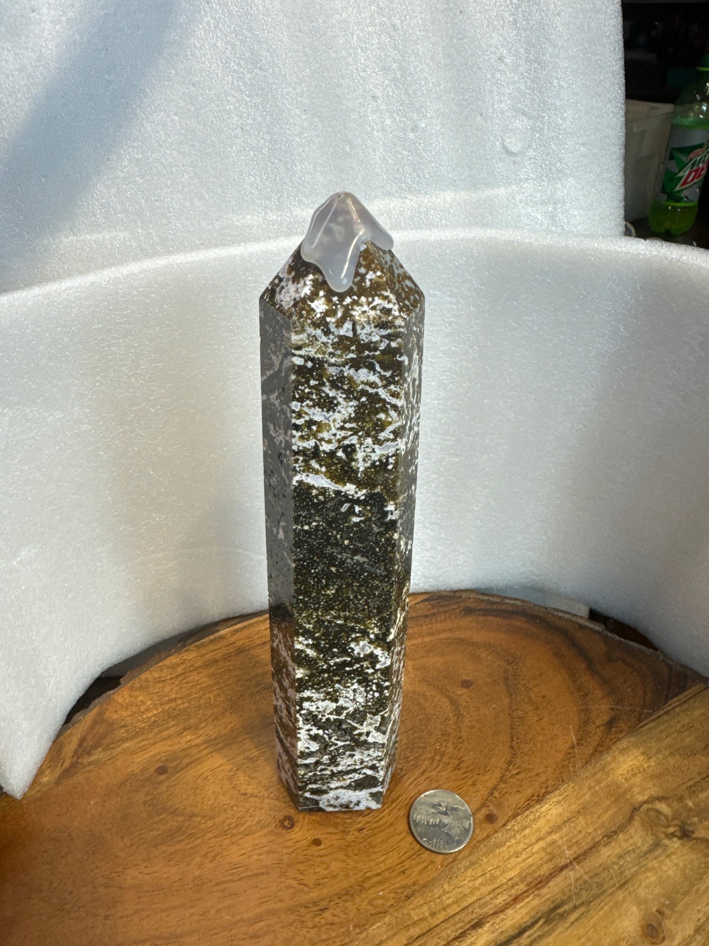 OCEAN JASPER TOWER -inner peace, emotional healing, spiritual renewal