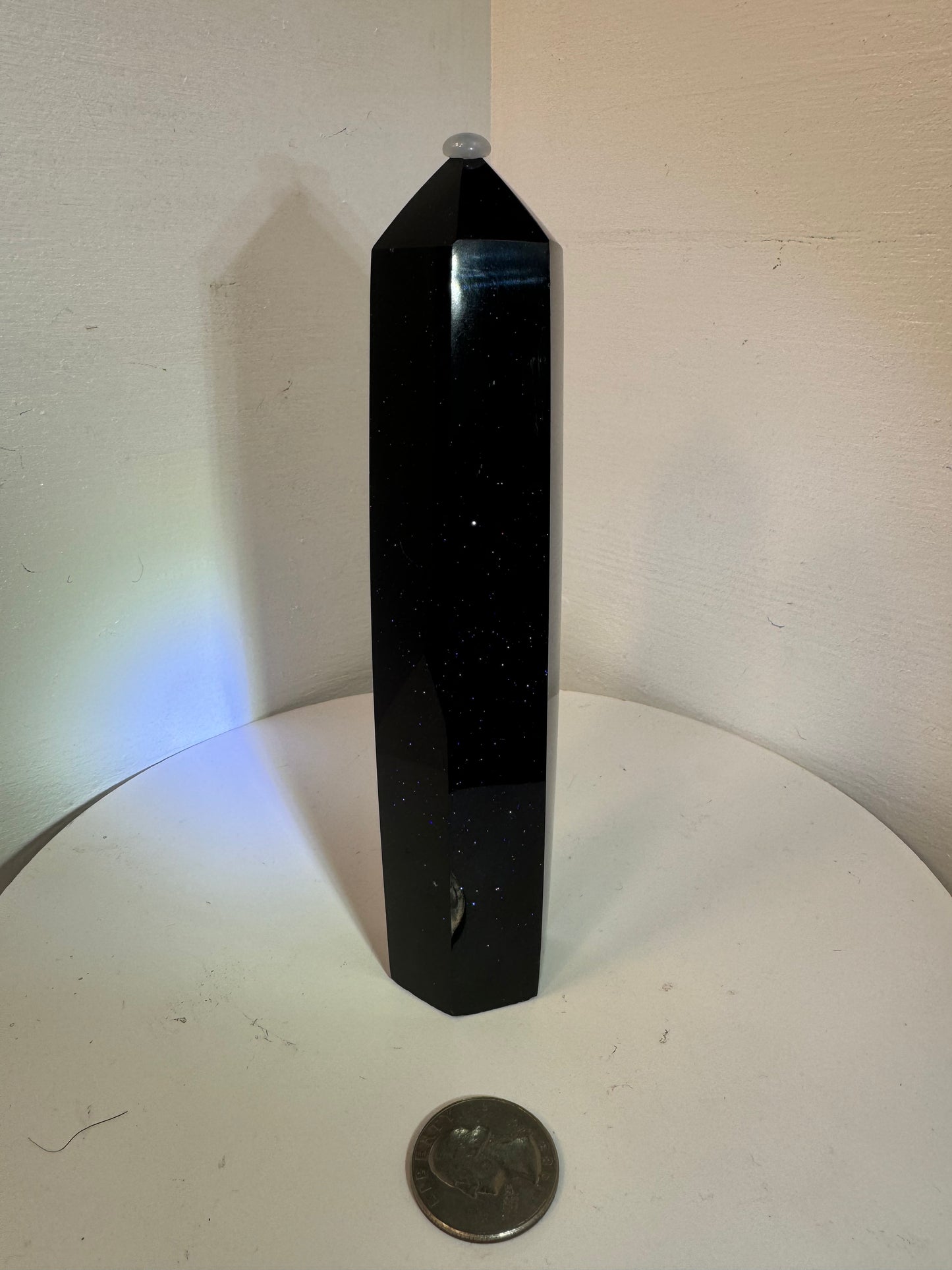 BLUE SANDSTONE TOWER- Ambition, Confidence, and Cosmic Energy