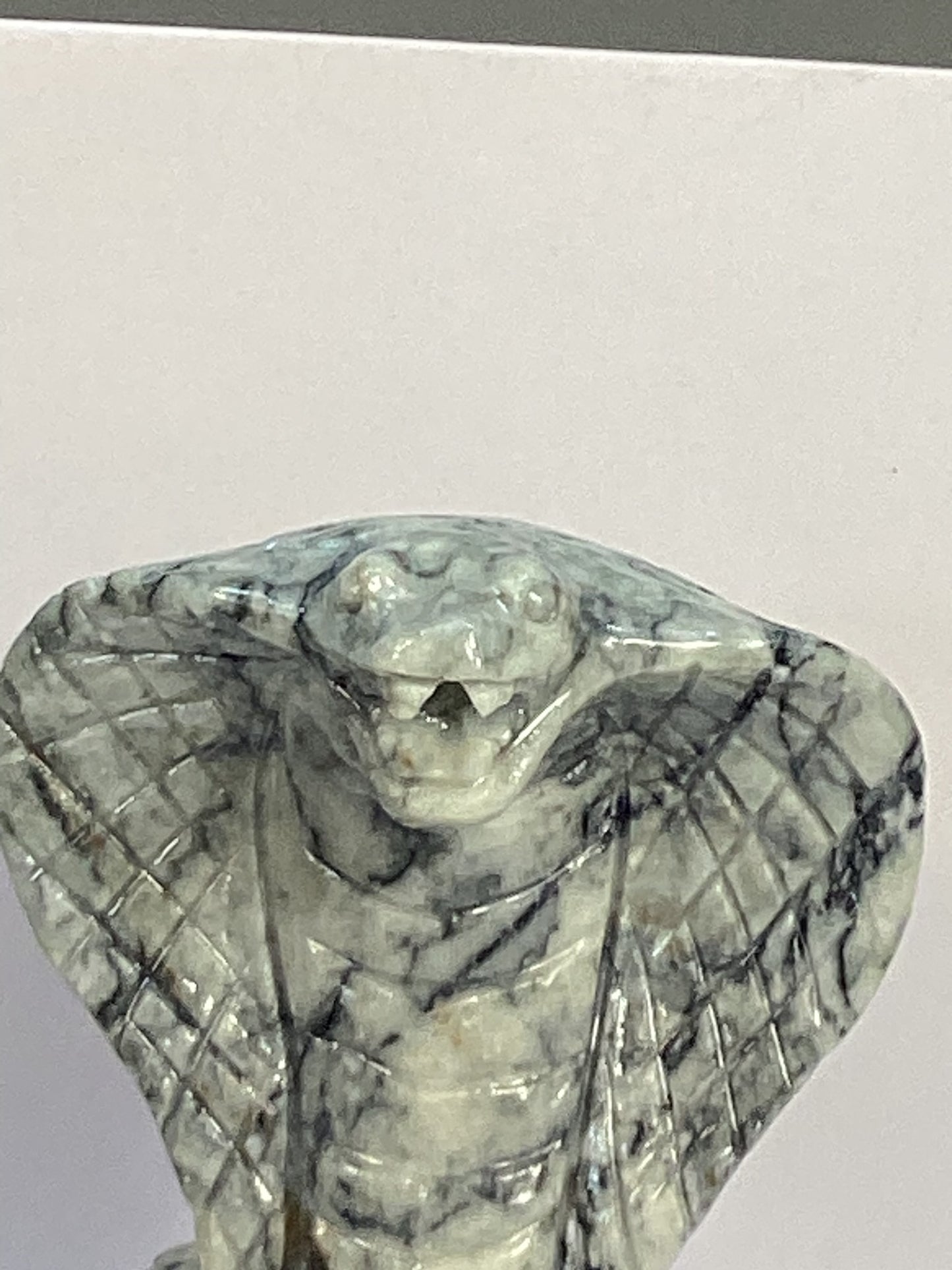 GREEN VEIN JASPER COBRA- Strength, Transformation, Grounding Energy