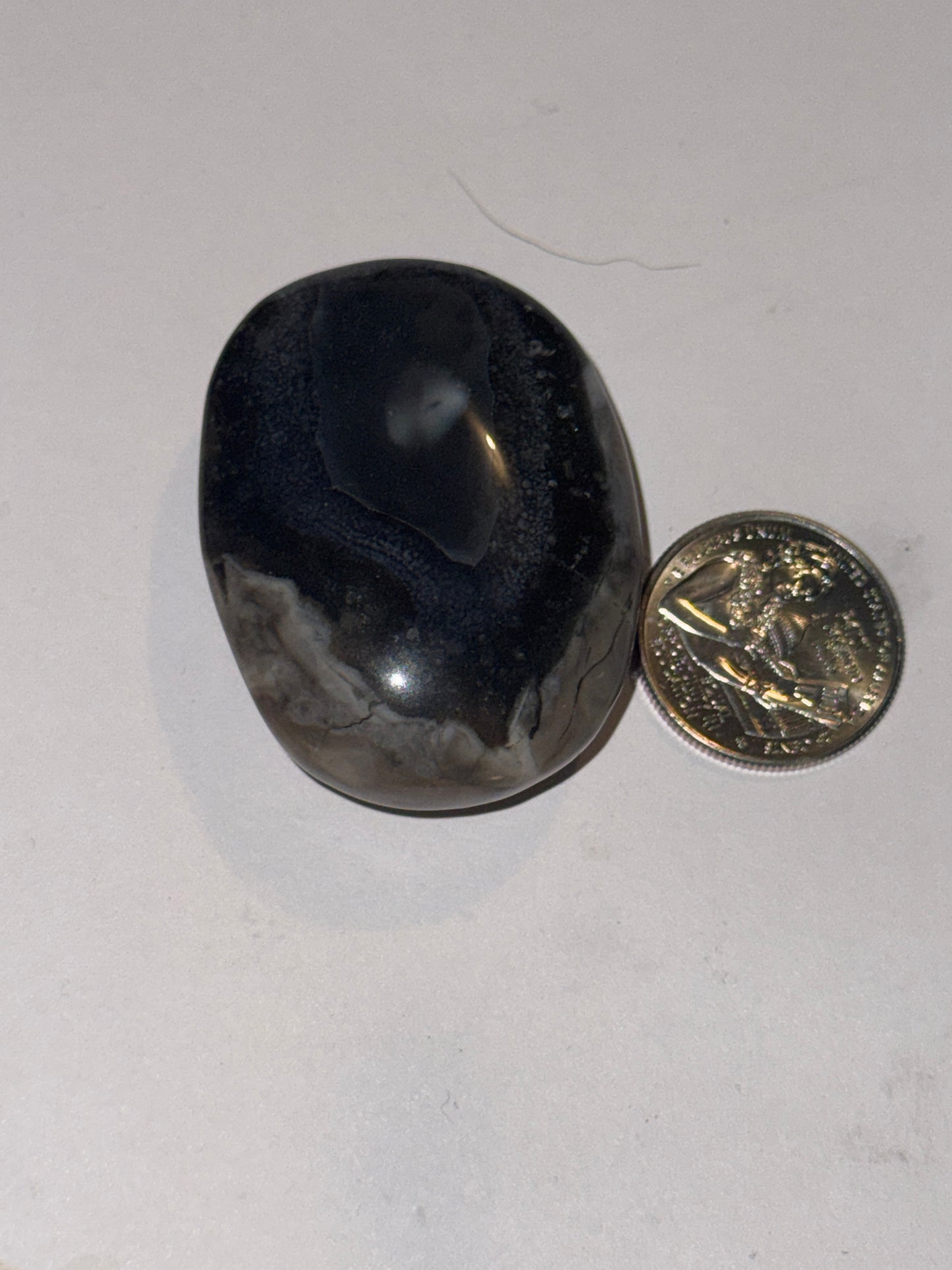 VOLCANO AGATE PALM-Strength, Grounding, Fiery Transformation