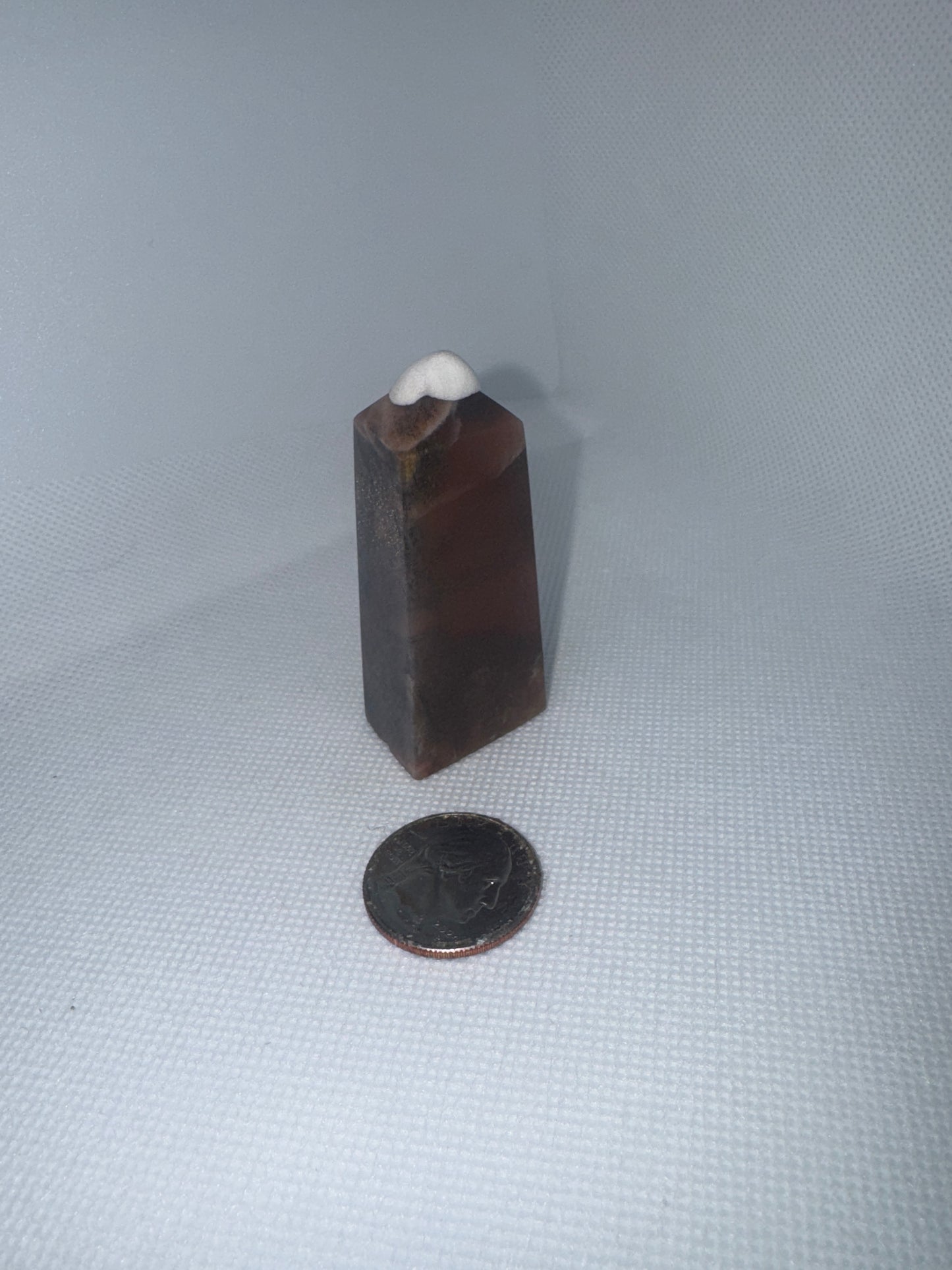 PEACH MOONSTONE TOWER- intuition, love, hope