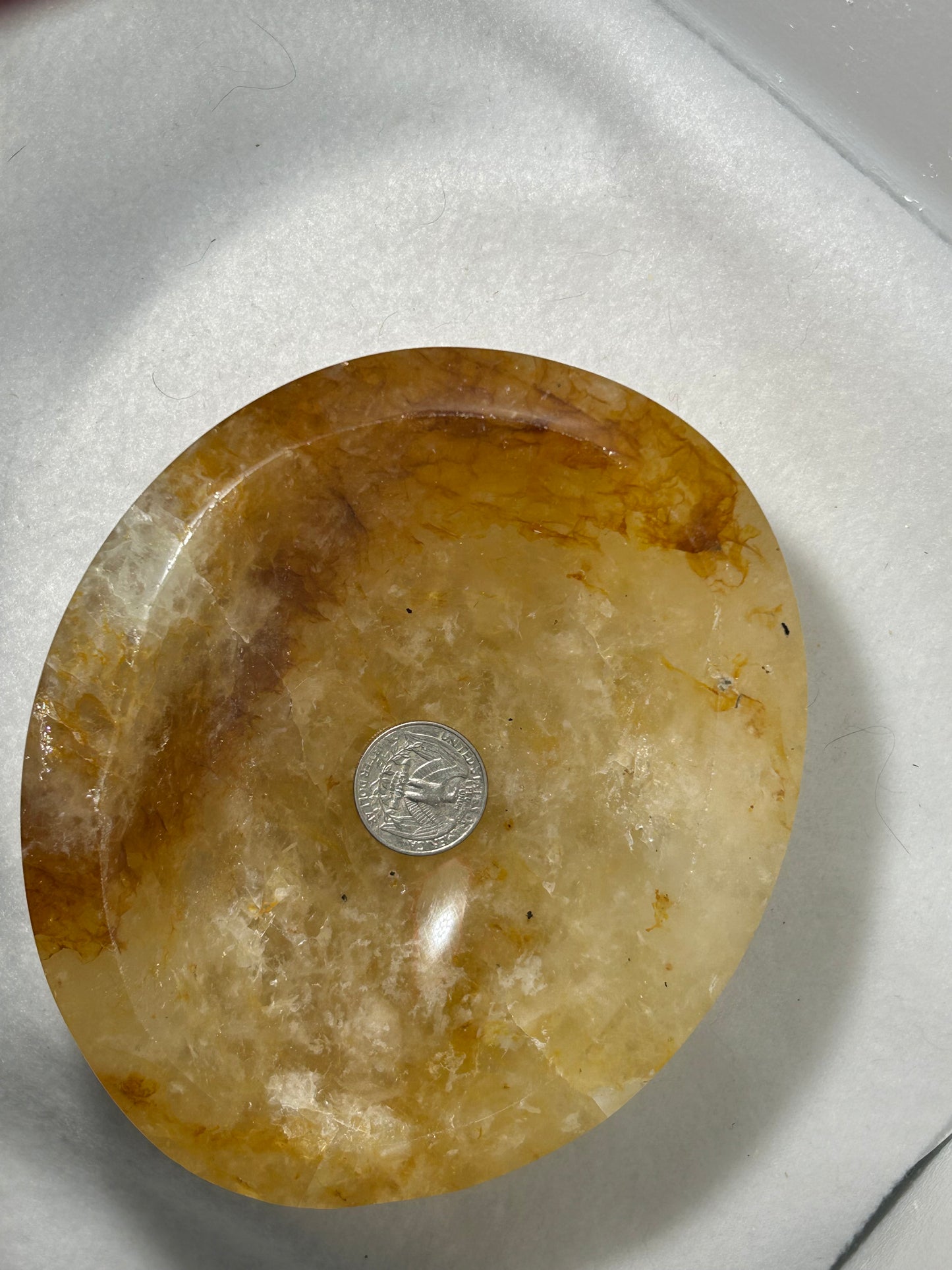 FIRE QUARTZ BOWL -passion, vitality, and spiritual awakening