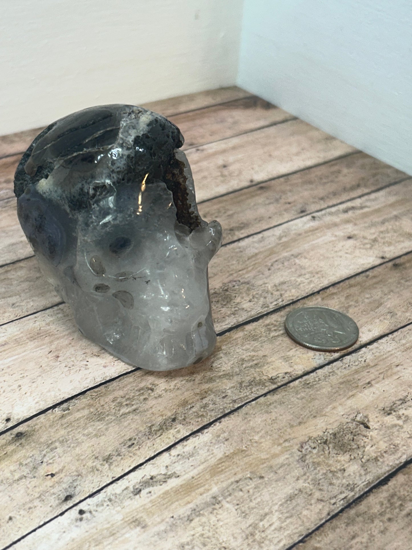 Volcano agate SKULL-Manifestation, Transformation, Connection to Nature
