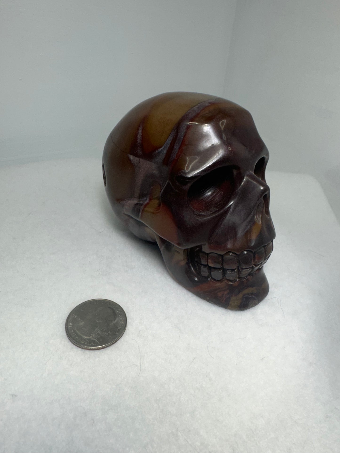 MOOKAITE SKULL- Vitality, Grounding, Inner Strength