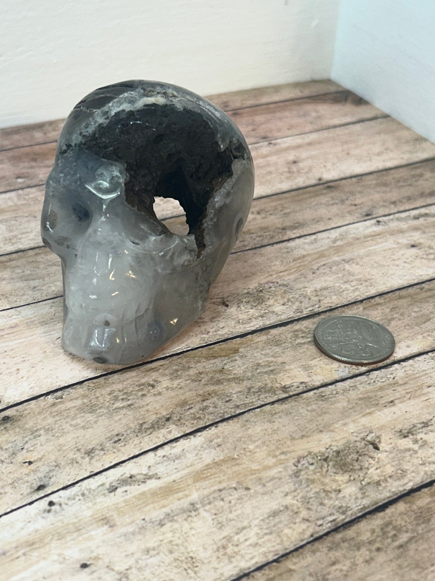 Volcano agate SKULL-Manifestation, Transformation, Connection to Nature