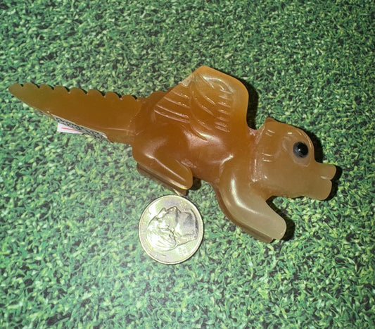 ORANGE CALCITE DRAGON- Creativity, Strength, Fiery Energy