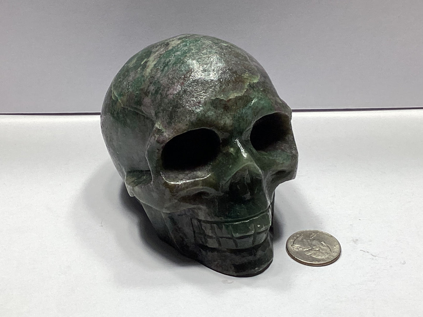 Ruby in F SKULL-Wisdom, Prosperity, and Emotional Healing