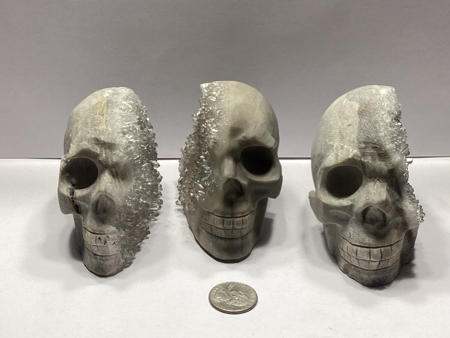 CRYSTAL CLUSTER SKULL-Wisdom, Protection, Transformation