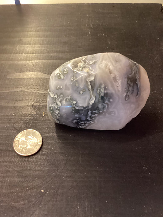 MOSS AGATE FREEFORM-Growth, Harmony, and Connection to Nature