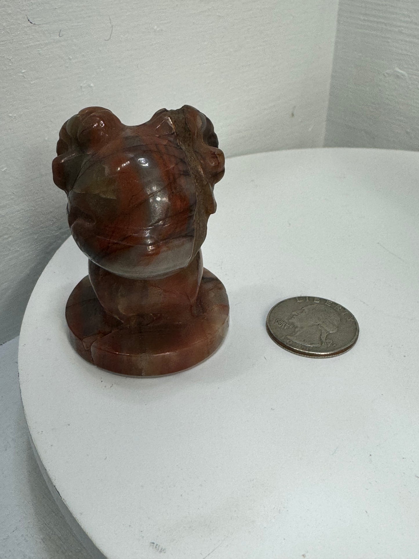 BABY RAM CARVING-Strength, New Beginnings, Resilience