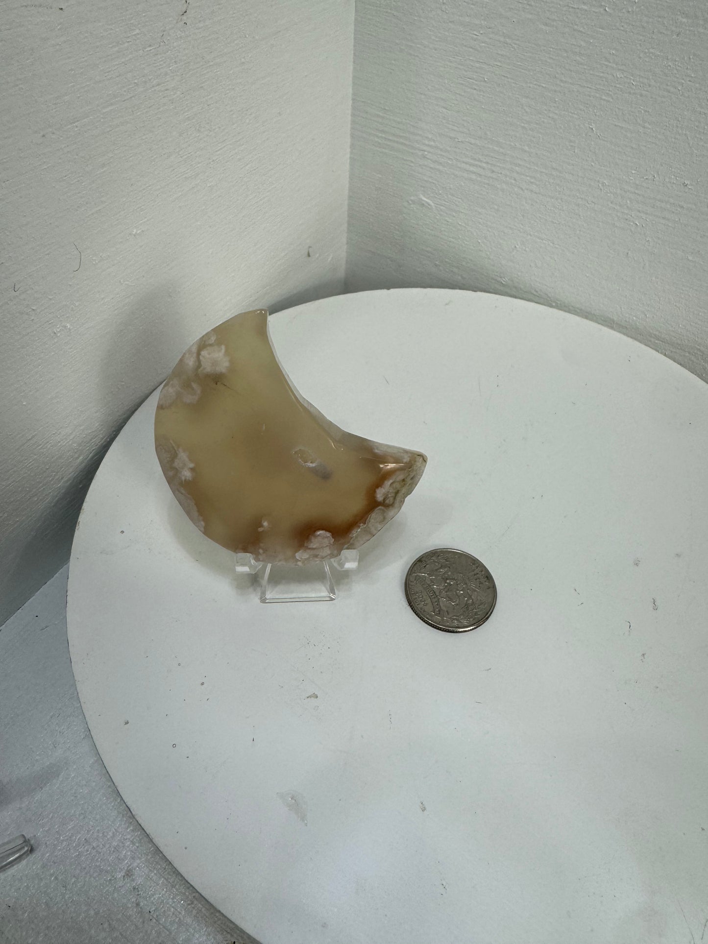 FLOWER AGATE MOON-growth, manifestation, personal transformation