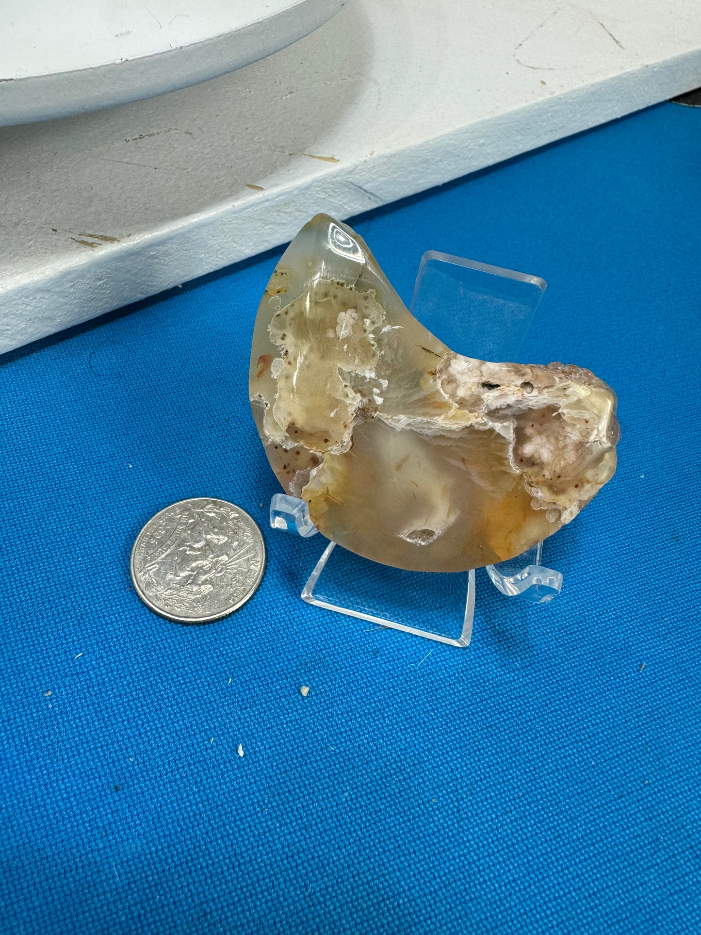 FLOWER AGATE MOON-growth, manifestation, personal transformation