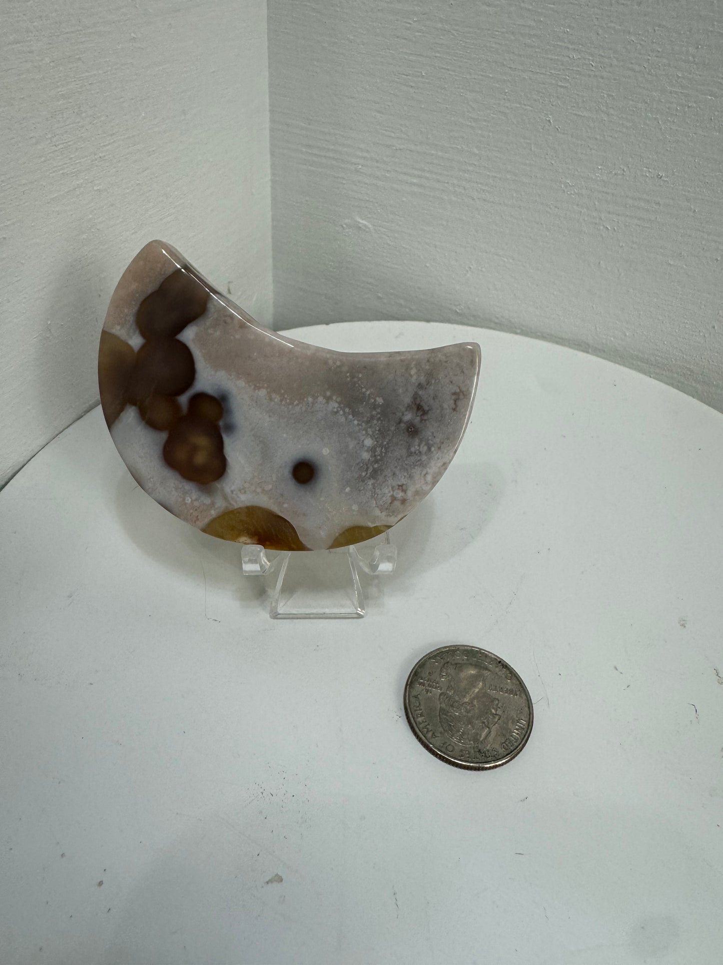 FLOWER AGATE MOON-growth, manifestation, personal transformation