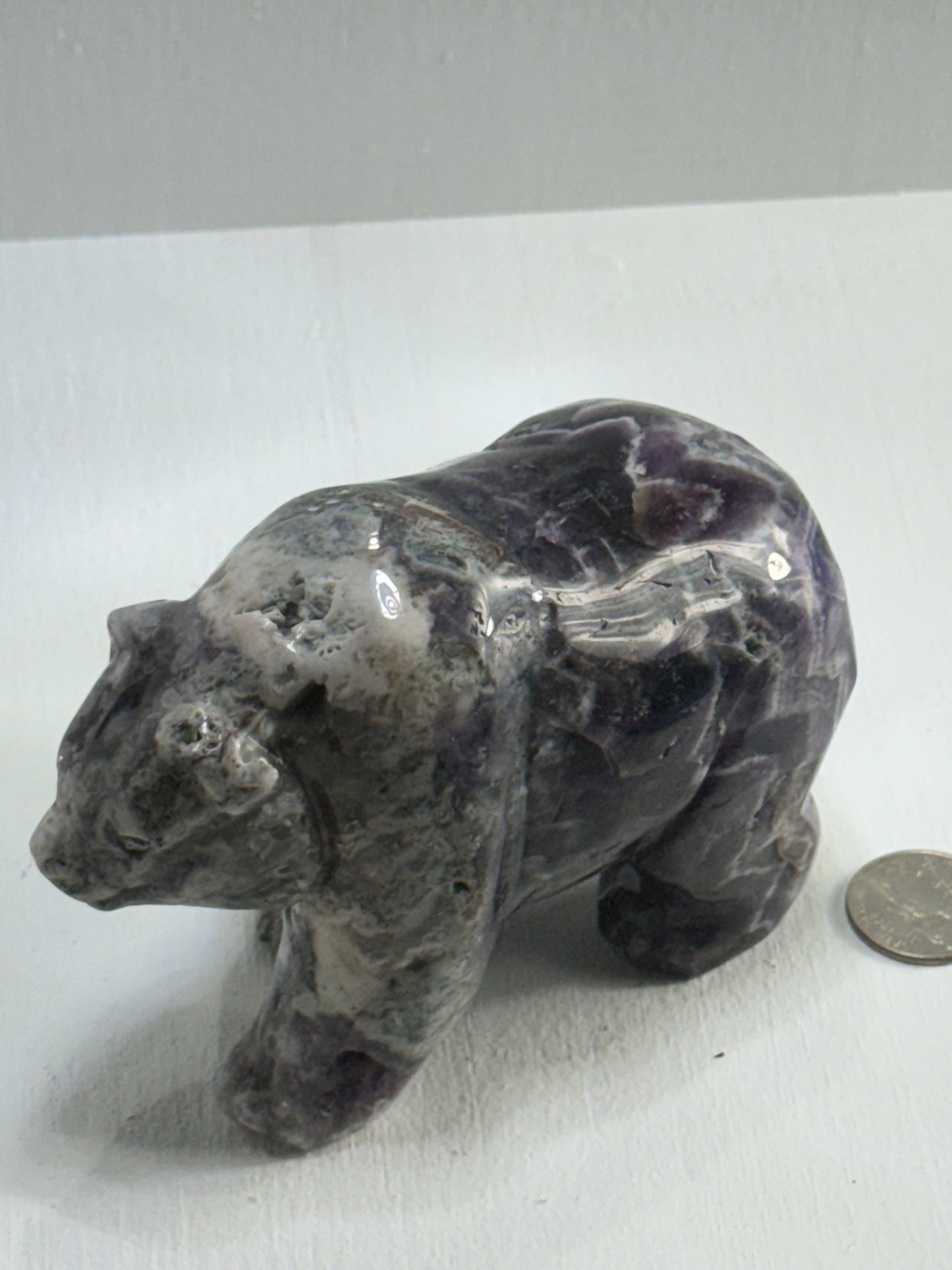 AMETHYST BEAR-Strength, Protection, Spiritual Growth