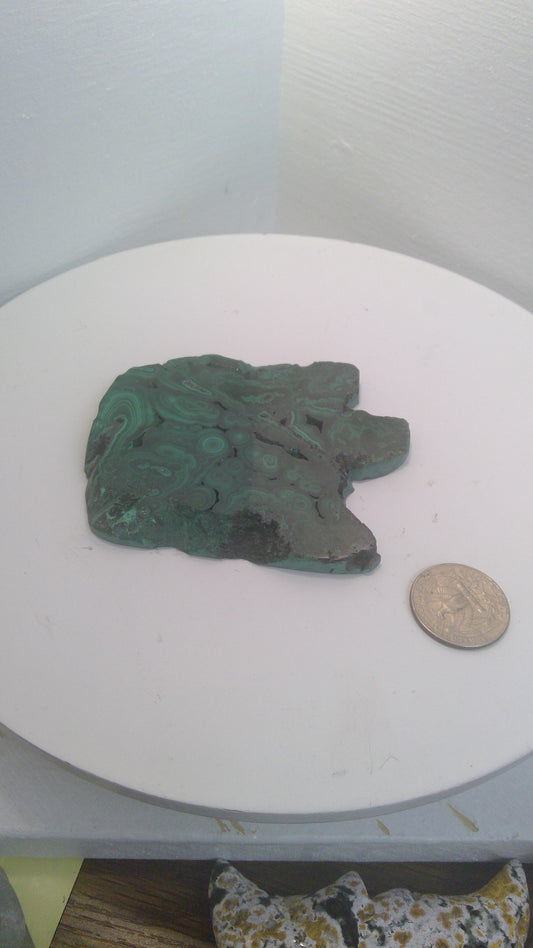MALACHITE SLAB- Transformation, Protection, Emotional Healing