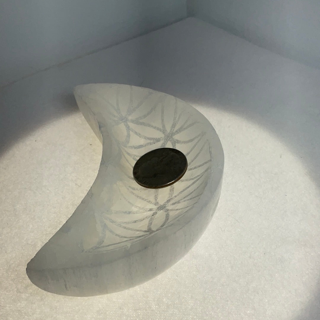 SELENITE BOWLS-Cleansing, Charging, Spiritual Light