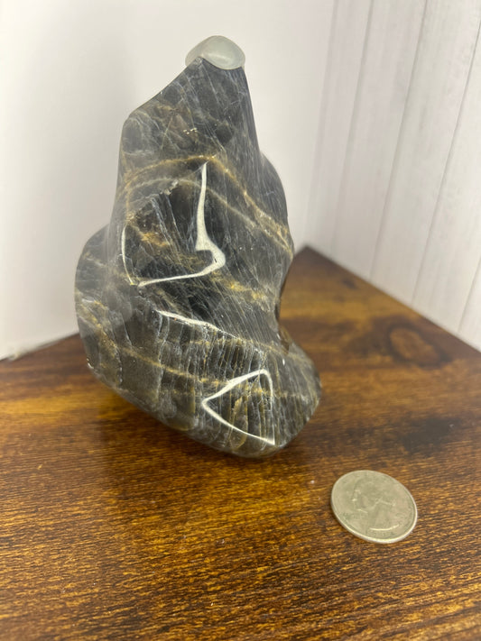 Black moonstone flame