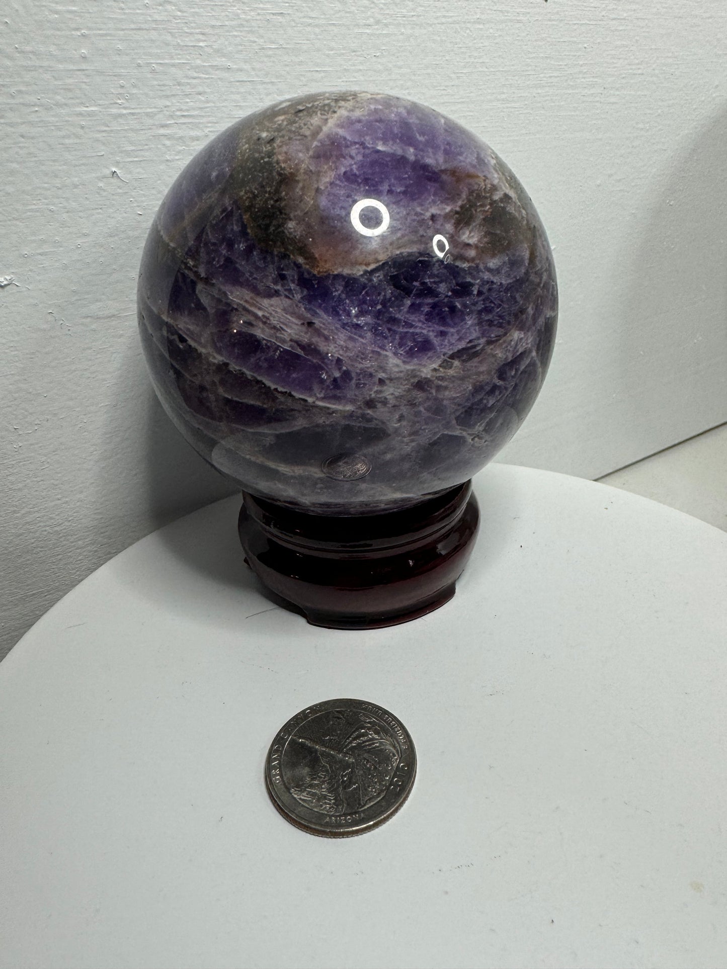 AMETHYST SPHERE -peace, spiritual growth, intuition