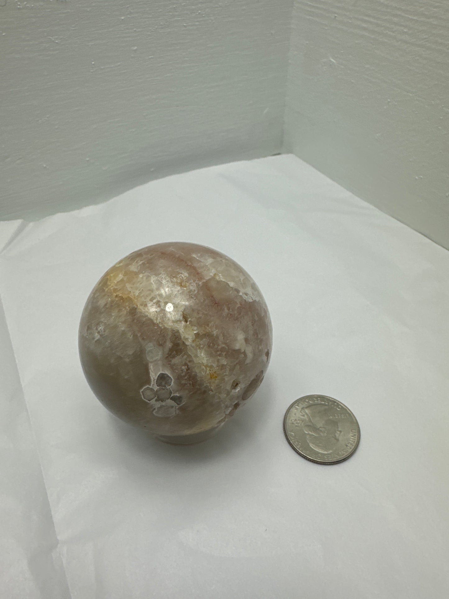 PINK AMETHYST SPHERE-Love, Tranquility, Emotional Healing