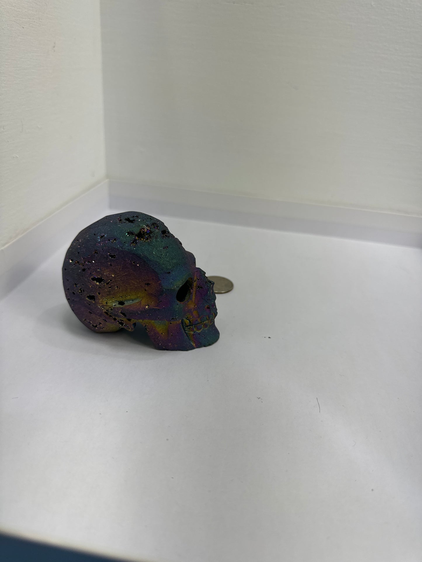 AURA COATED SKULL-Transformation, High Vibration, and Spiritual Awakening