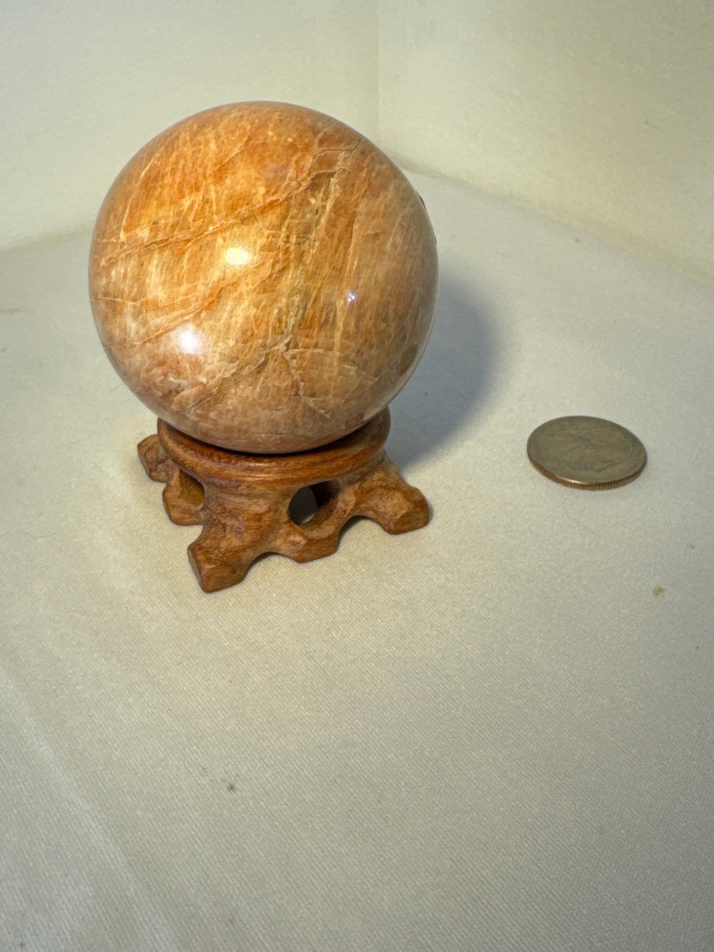 SUNSTONE SPHERE-joy, abundance, independence