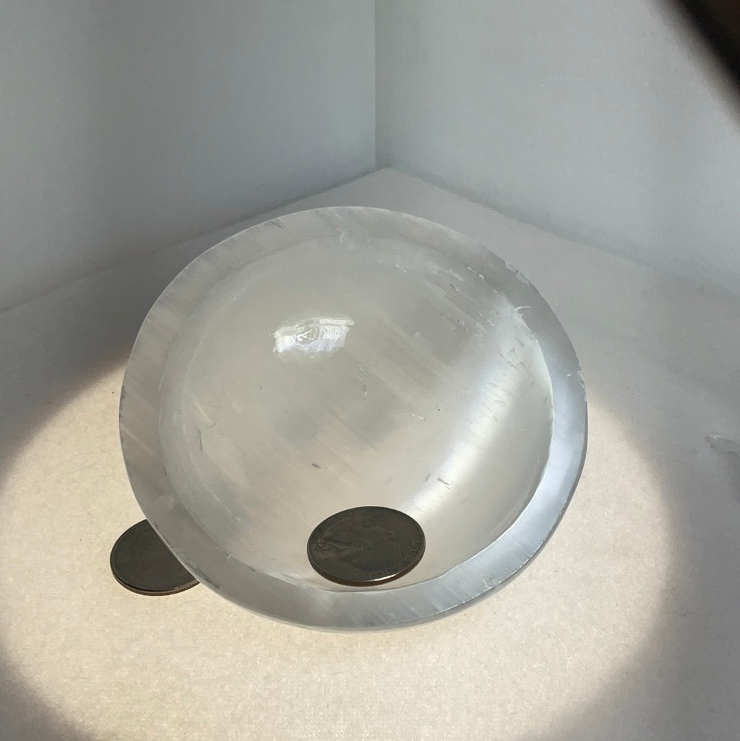 SELENITE BOWLS-Cleansing, Charging, Spiritual Light