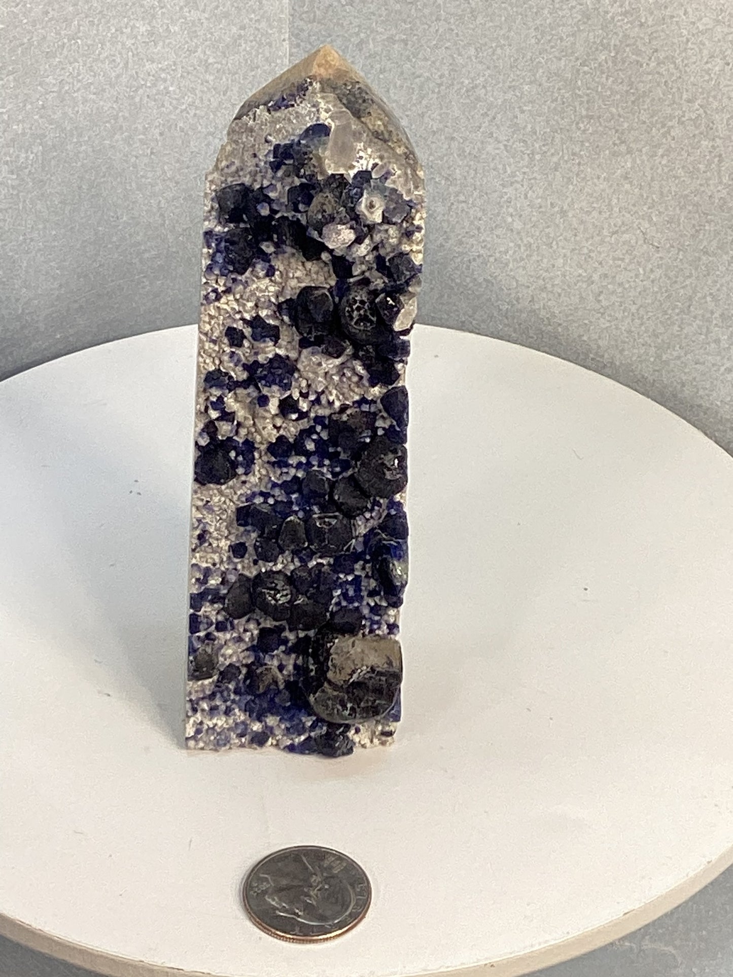 BLUEBERRY JASPER TOWER-Peace, Balance, Grounding Energy