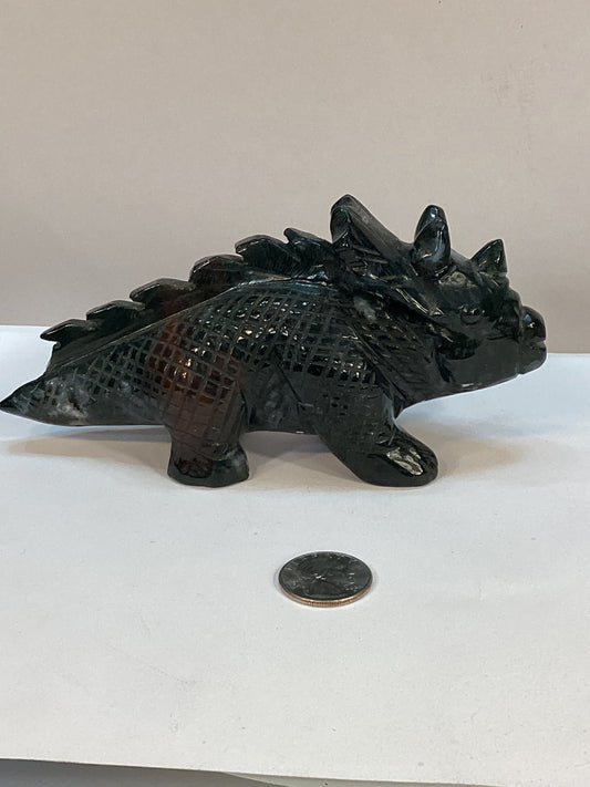 OCEAN JASPER TRICERITOPS-Strength, Serenity, and Ancient Wisdom