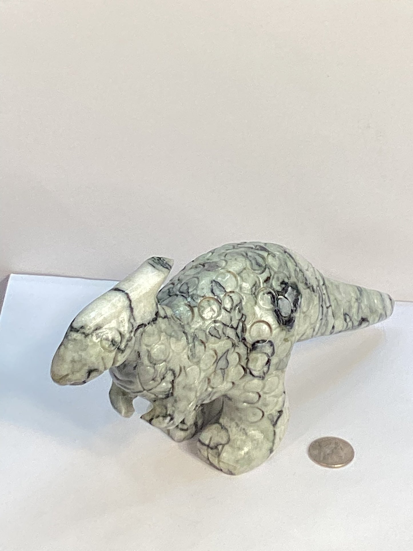 GREEN VEIN JASPER DINOSAUR- Strength, Resilience, Connection to Nature