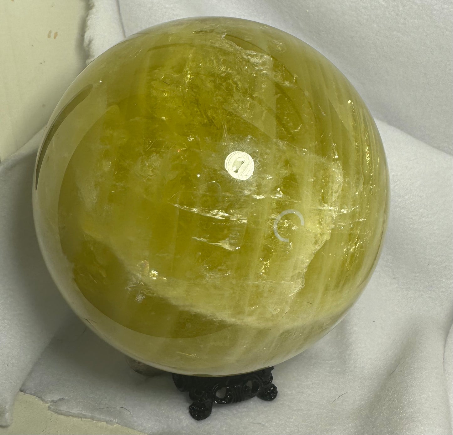 CITRINE spheres-abundance, prosperity, radiating warmth, joy, positivity