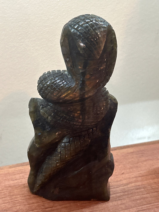 LABRADORITE COBRA SNAKE -intuition, protection, spiritual awakening