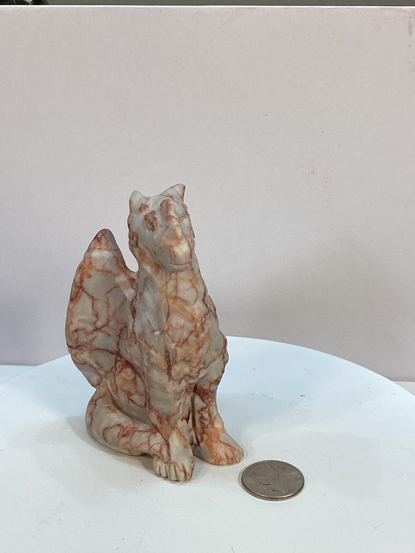 RED VEIN JASPER DRAGON-Strength, Protection, and Grounding Power