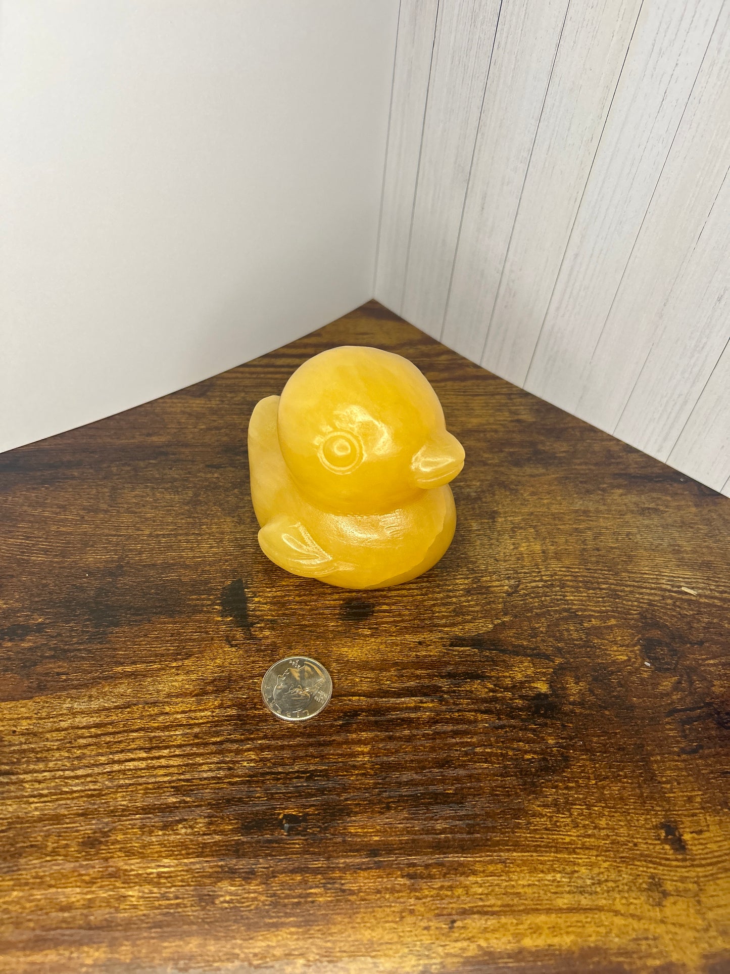 ORANGE CALCITE DUCK- Joy, Creativity, Emotional Balance