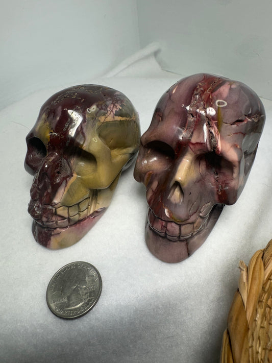 MOOKAITE SKULL- Vitality, Grounding, Inner Strength