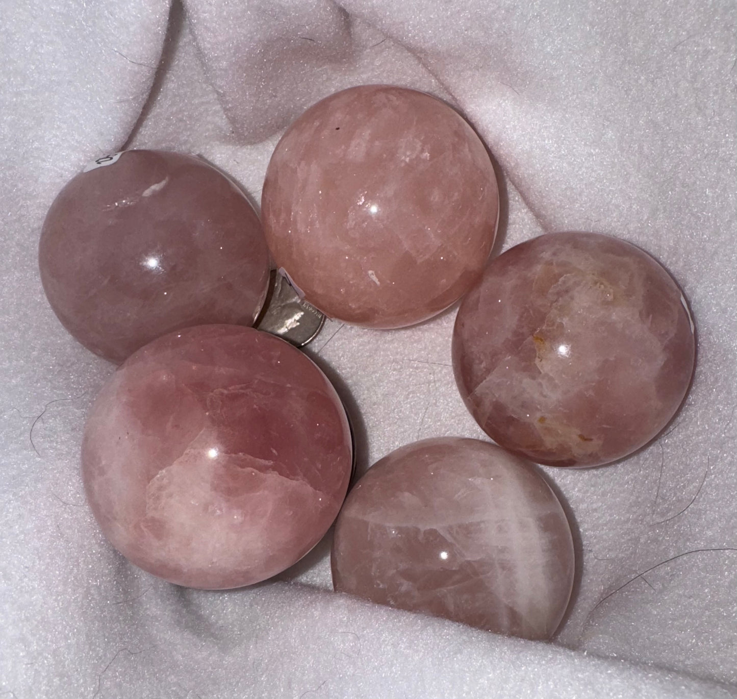 ROSE QUARTZ SPHERE-love, compassion, harmony